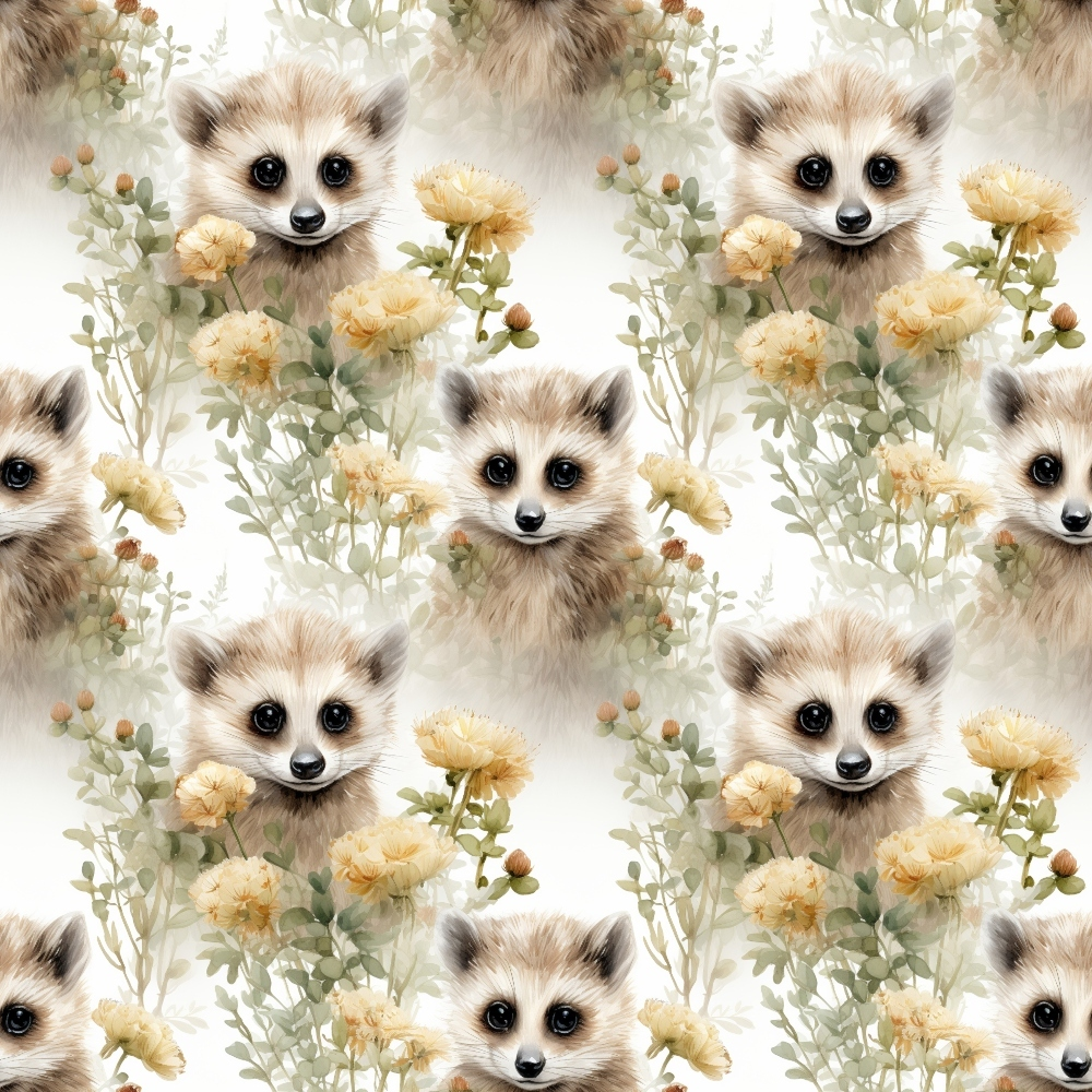 Woodland Animals Pattern 10 Quilting Cotton Fabric