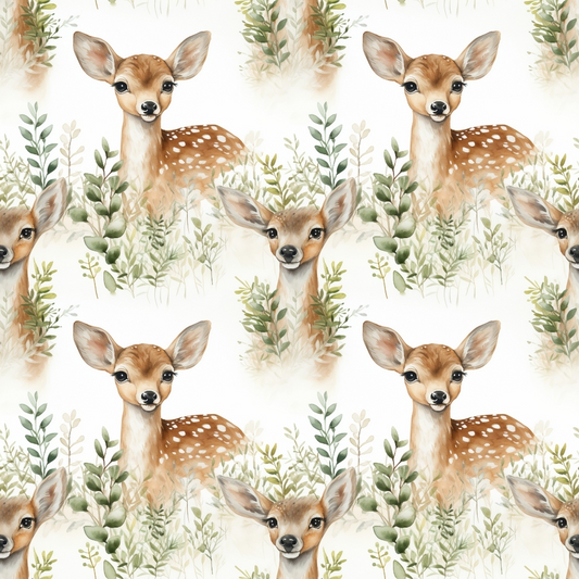 Woodland Animals Pattern 5 Quilting Cotton Fabric