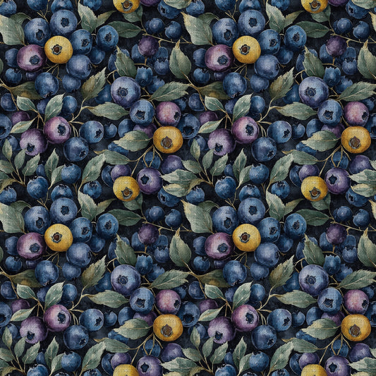 Woodland Berries Pattern 12 Quilting Cotton Fabric