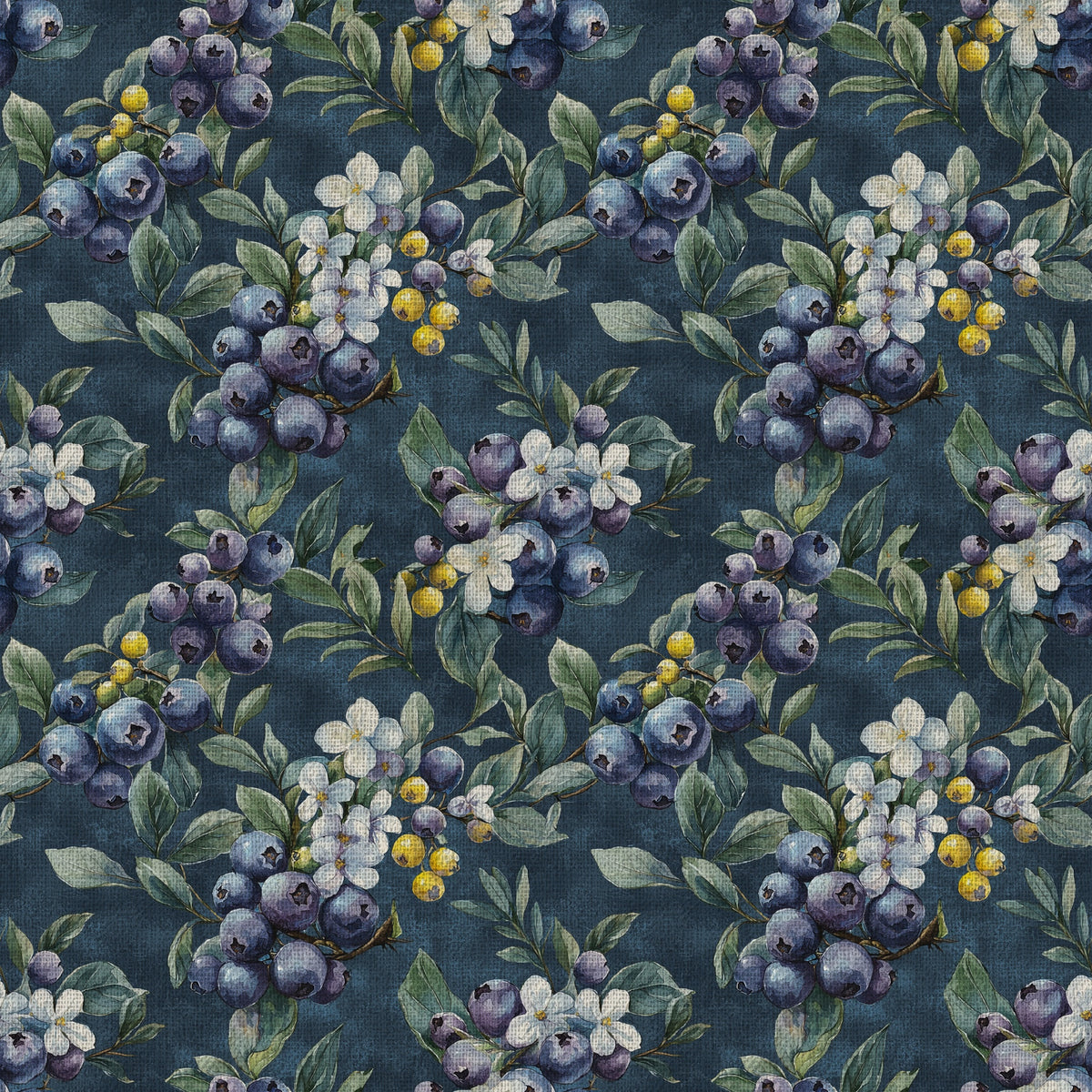 Woodland Berries Pattern 7 Quilting Cotton Fabric