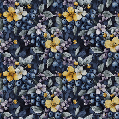 Woodland Berries Pattern 8 Quilting Cotton Fabric
