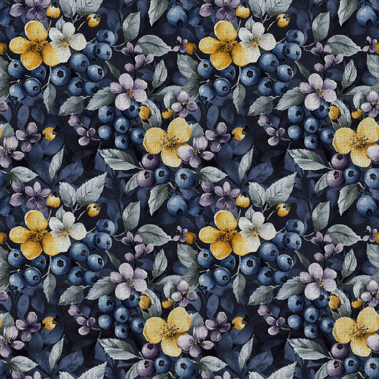 Woodland Berries Pattern 8 Quilting Cotton Fabric