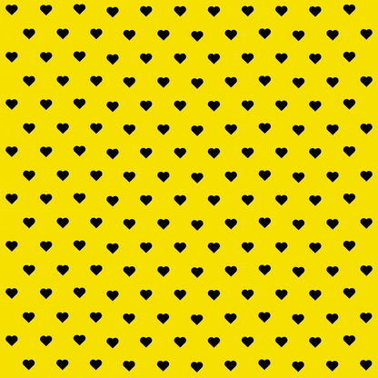 Yellow and Black Bees Pattern 13 Quilting Cotton Fabric