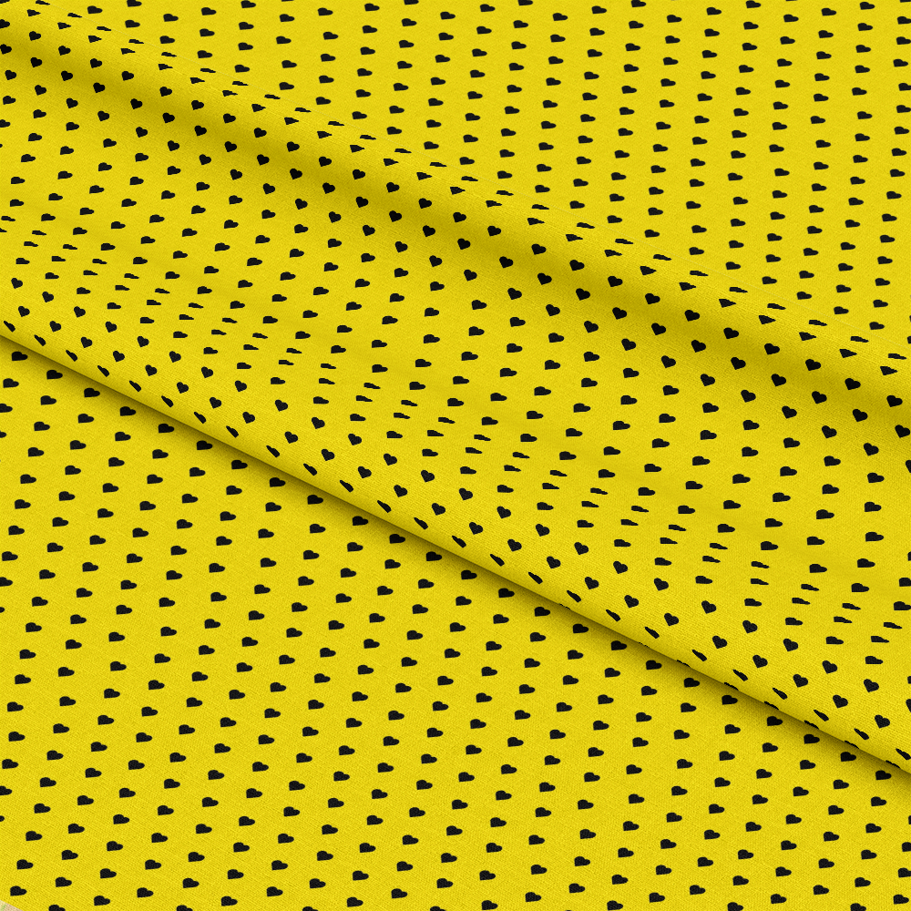 Yellow and Black Bees Pattern 13 Quilting Cotton Fabric