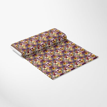 Pansy Flowers Pattern 6 Quilting Cotton Fabric