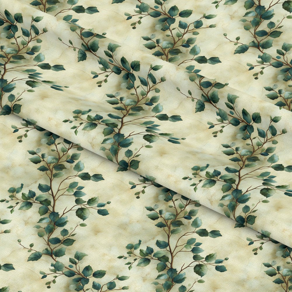 Winter Greenery Pattern 7 Quilting Cotton Fabric