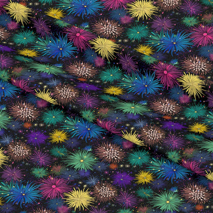 Firework Garden Pattern 3 Quilting Cotton Fabric