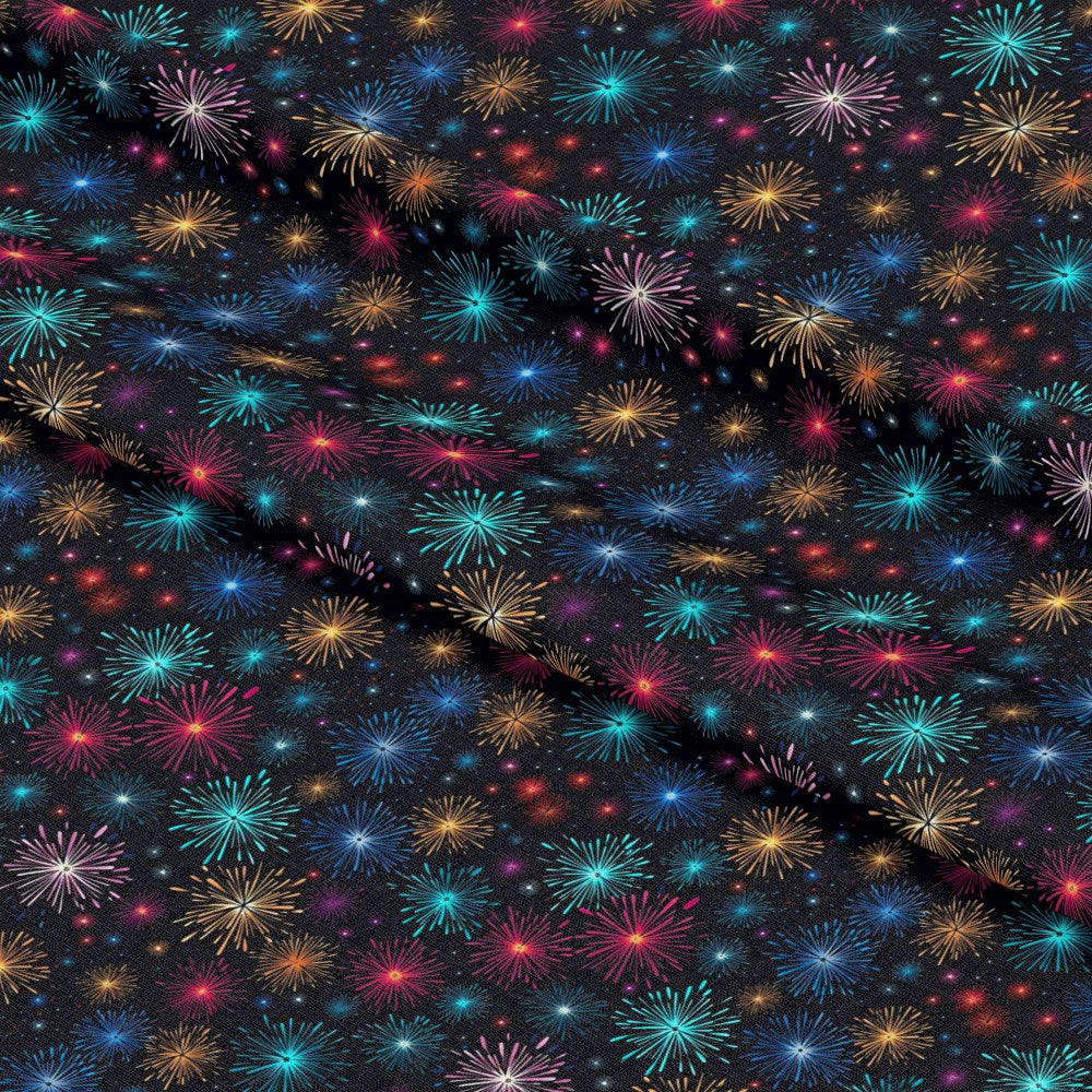 Firework Garden Pattern 20 Quilting Cotton Fabric