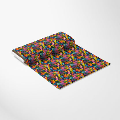 Psychedelic Painting Pattern 9 Quilting Cotton Fabric