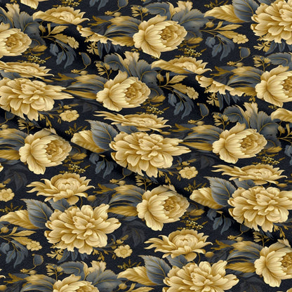 Floral Damask Pattern 5 Quilting Cotton Fabric