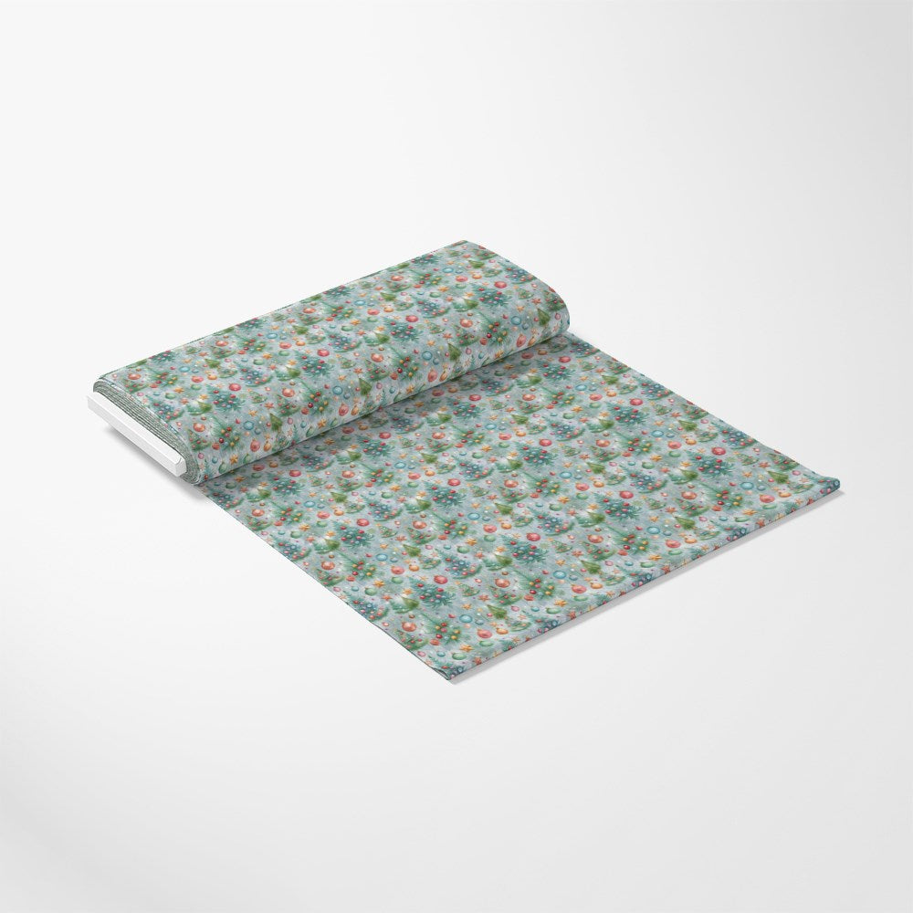 Pastel Christmas Time Pattern 7 Quilting Cotton Fabric