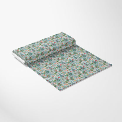 Pastel Christmas Time Pattern 7 Quilting Cotton Fabric