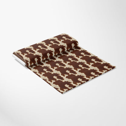 - Bold Brown and White Cow Pattern 2 Quilting Cotton Fabric  
- quilting fabric  
- cotton textile  
- cowhide print  
- animal print  
- brown and white colors  
- rustic design  
- yardage fabric  
- natural fibers  
- craft material