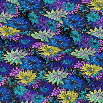 Firework Garden Pattern 4 Quilting Cotton Fabric