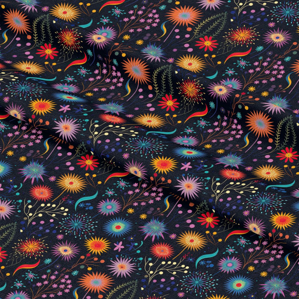 Firework Garden Pattern 16 Quilting Cotton Fabric