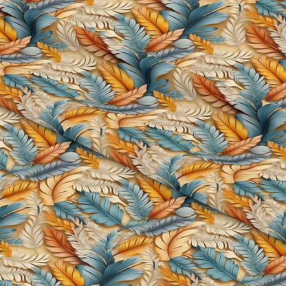 Aztec Feather Pattern 11 Quilting Cotton Fabric