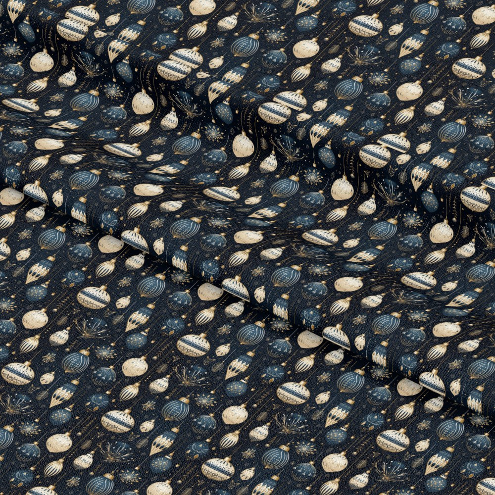 - Navy and cream  
- Christmas  
- Ornaments  
- Quilting cotton  
- Fabric  
- Holiday  
- Decorative  
- Festive  
- Classic  
- Seasonal  
- Textile  
- Yardage  
- Soft  
- Smooth  
- Elegant  
- Navy and Cream Christmas Pattern 10 Quilting Cotton Fabric