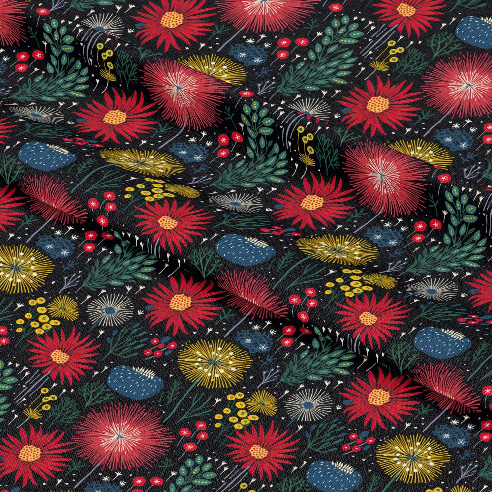 Firework Garden Pattern 8 Quilting Cotton Fabric