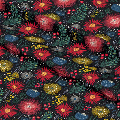 Firework Garden Pattern 8 Quilting Cotton Fabric