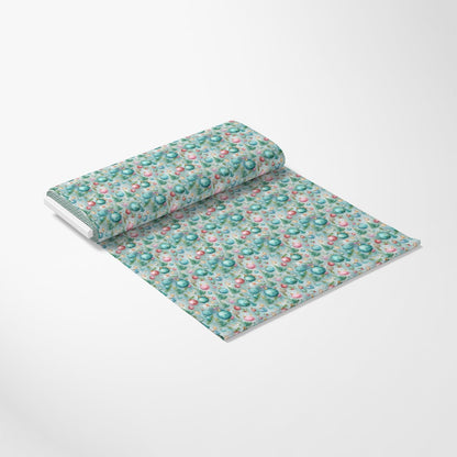 Pastel Christmas Time Pattern 1 Quilting Cotton Fabric