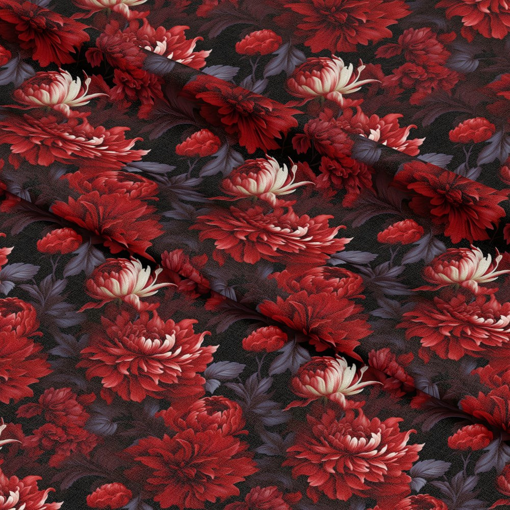 Floral Damask Pattern 4 Quilting Cotton Fabric