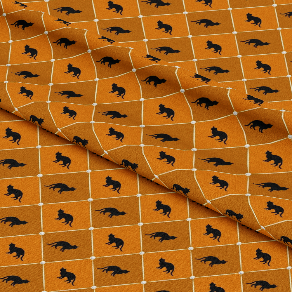 Elegant Halloween Pattern 13 Quilting Cotton Fabric