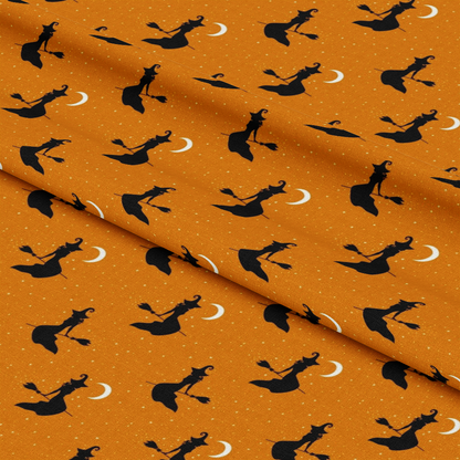 Elegant Halloween Pattern 14 Quilting Cotton Fabric
