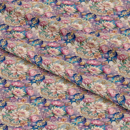 Baroque Florals Pattern 141 Quilting Cotton Fabric