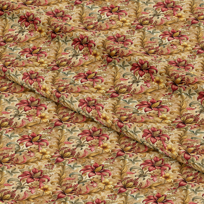 Baroque Florals Pattern 178 Quilting Cotton Fabric