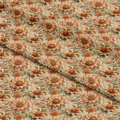 Baroque Florals Pattern 176 Quilting Cotton Fabric