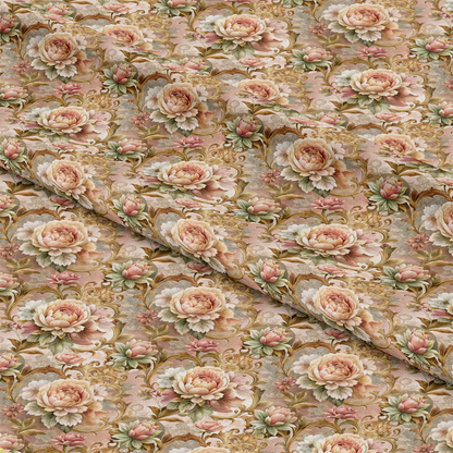 Baroque Florals Pattern 123 Quilting Cotton Fabric