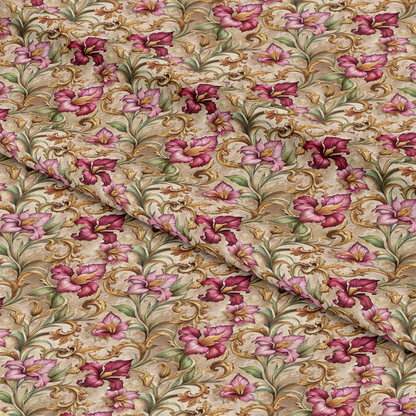 Baroque Florals Pattern 114 Quilting Cotton Fabric