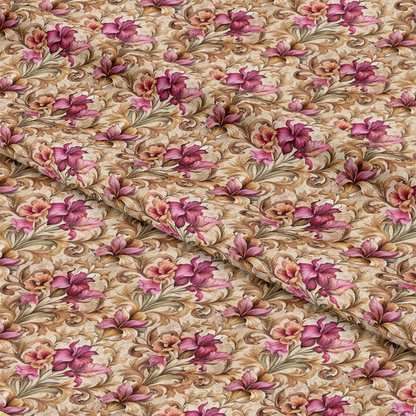 Baroque Florals Pattern 113 Quilting Cotton Fabric