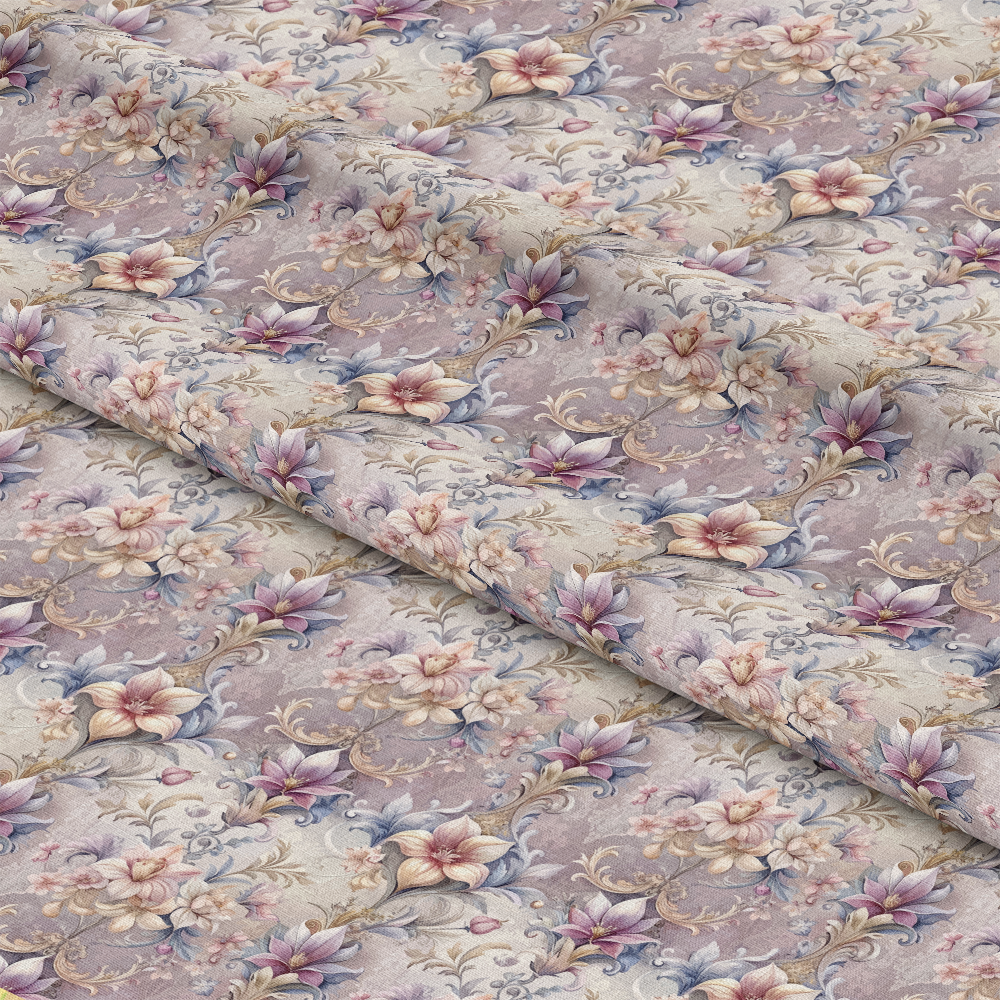 Baroque Florals Pattern 105 Quilting Cotton Fabric