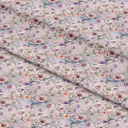 Baroque Florals Pattern 101 Quilting Cotton Fabric