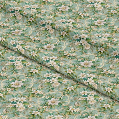 Baroque Florals Pattern 235 Quilting Cotton Fabric