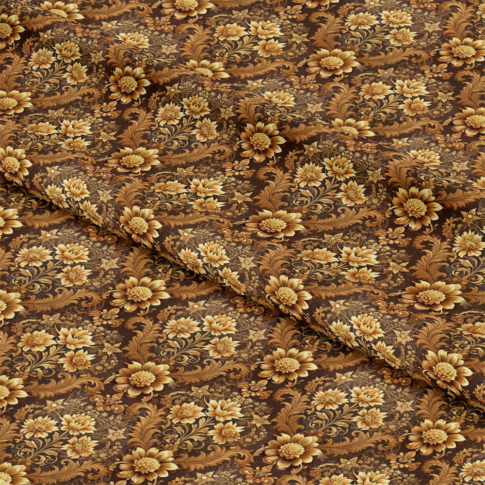 Baroque Florals Pattern 228 Quilting Cotton Fabric
