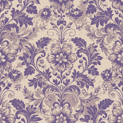 Baroque Florals Pattern 219 Quilting Cotton Fabric