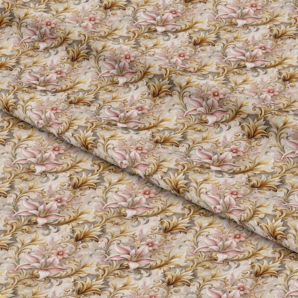 Baroque Florals Pattern 33 Quilting Cotton Fabric