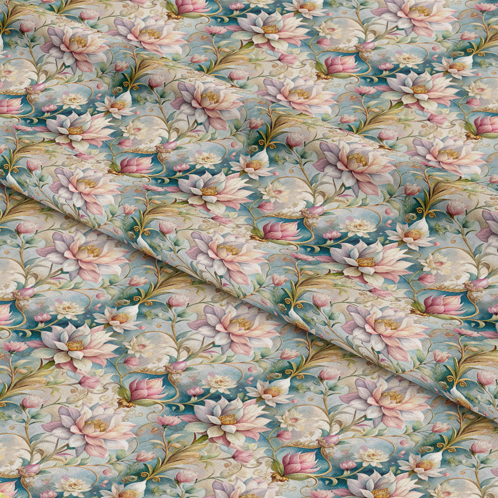 Baroque Florals Pattern 37 Quilting Cotton Fabric