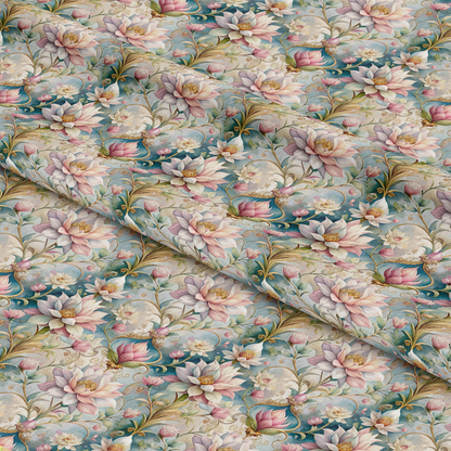 Baroque Florals Pattern 37 Quilting Cotton Fabric