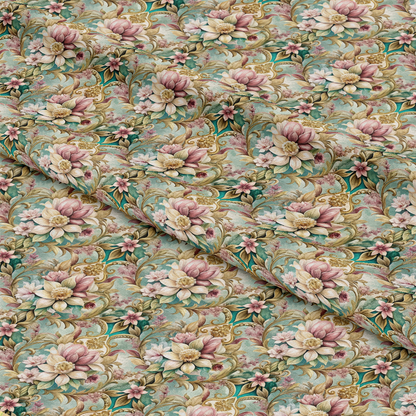 Baroque Florals Pattern 38 Quilting Cotton Fabric