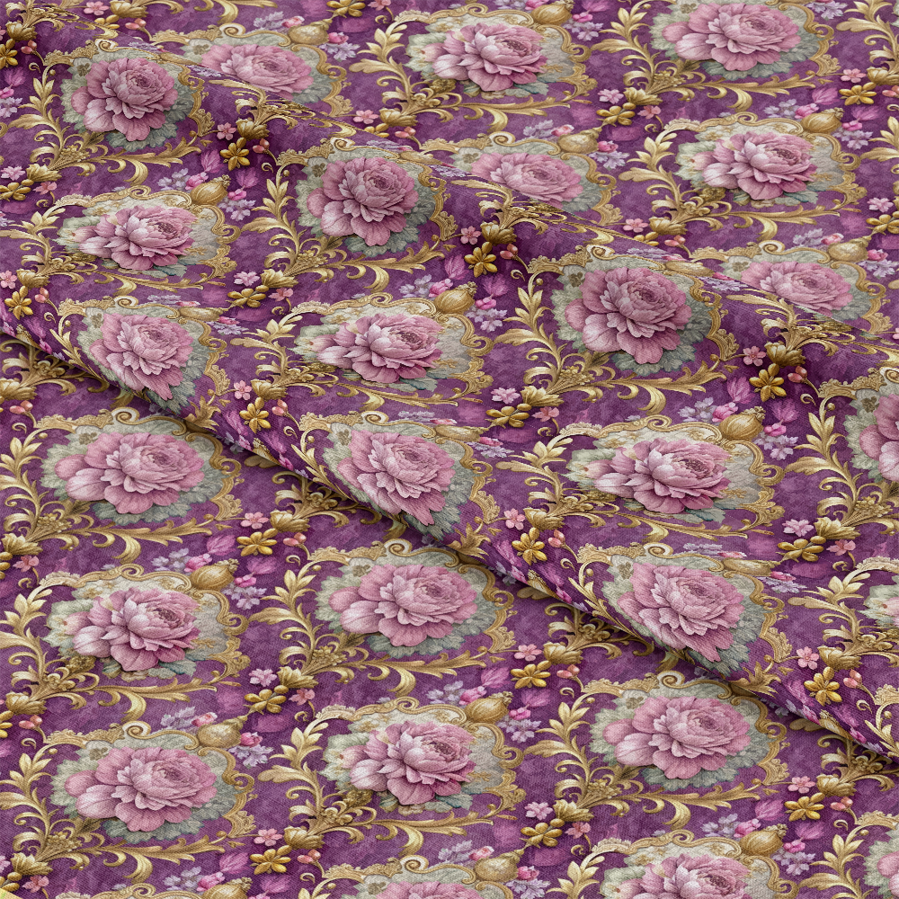 Baroque Florals Pattern 42 Quilting Cotton Fabric