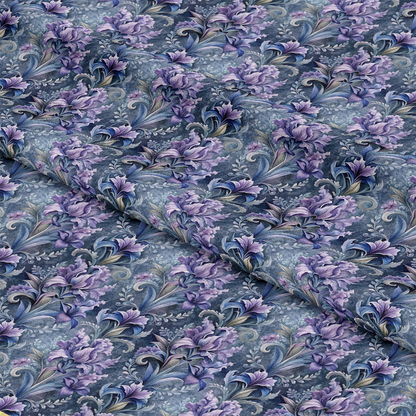 Baroque Florals Pattern 52 Quilting Cotton Fabric