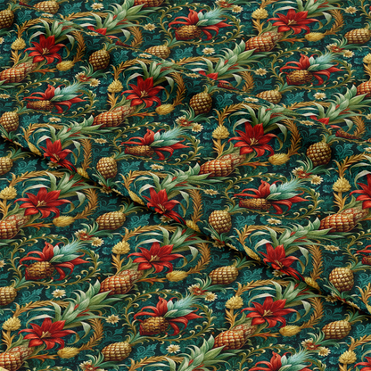 Baroque Florals Pattern 57 Quilting Cotton Fabric