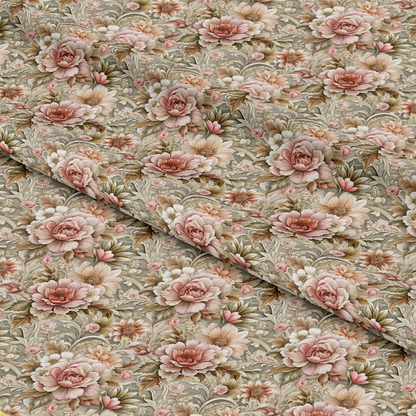 Baroque Florals Pattern 61 Quilting Cotton Fabric