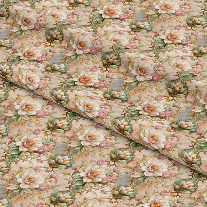Baroque Florals Pattern 98 Quilting Cotton Fabric