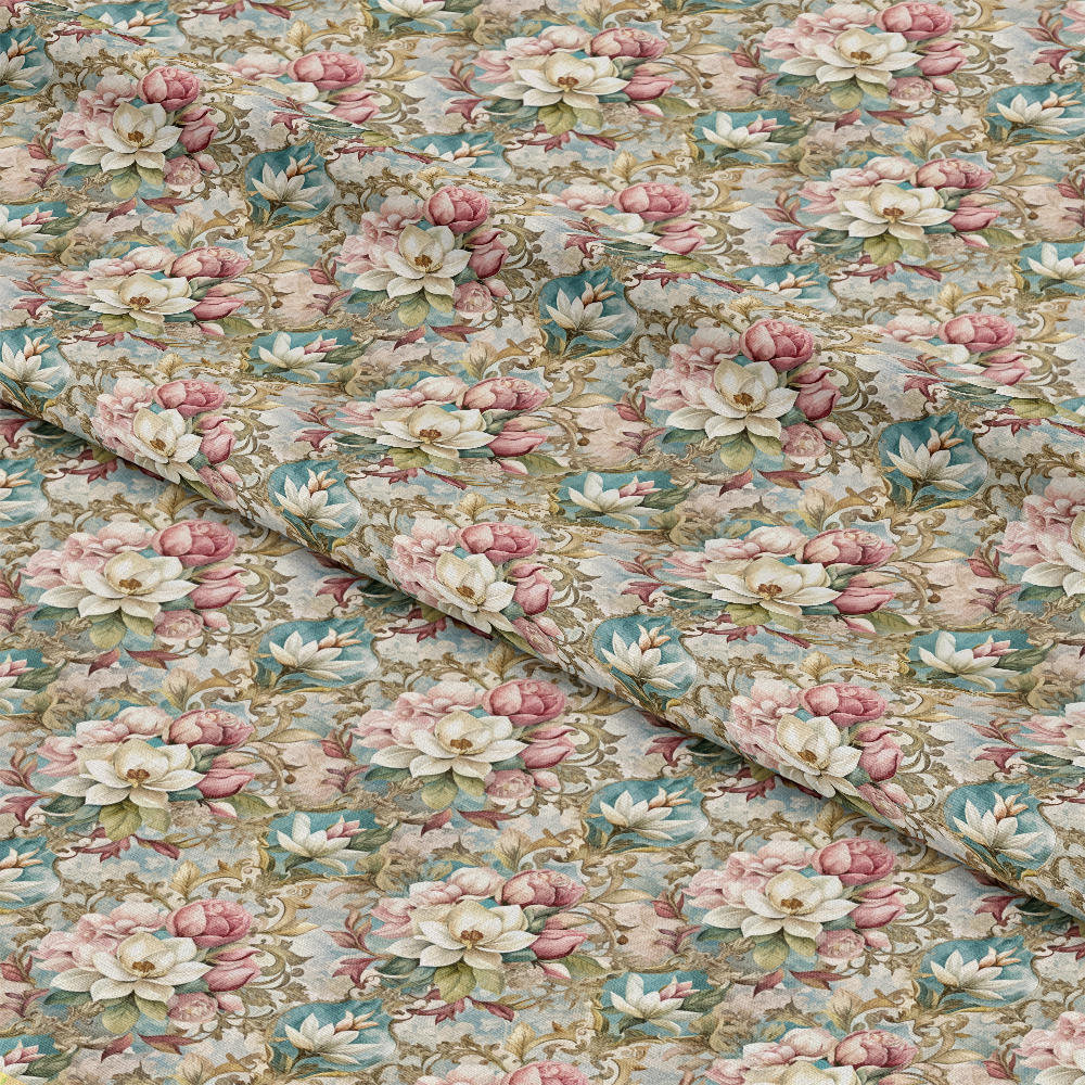 Baroque Florals Pattern 99 Quilting Cotton Fabric
