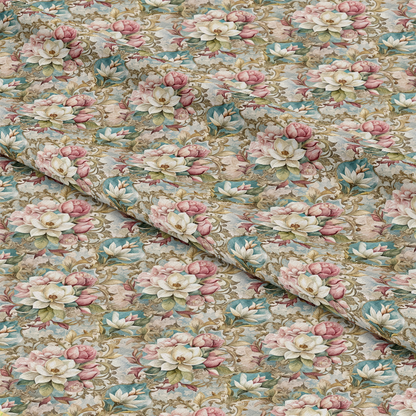 Baroque Florals Pattern 99 Quilting Cotton Fabric