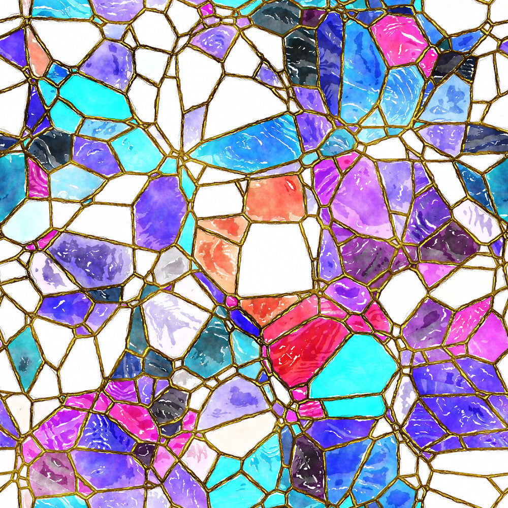 Watercolor Stained Glass Fat Quarter Bundle